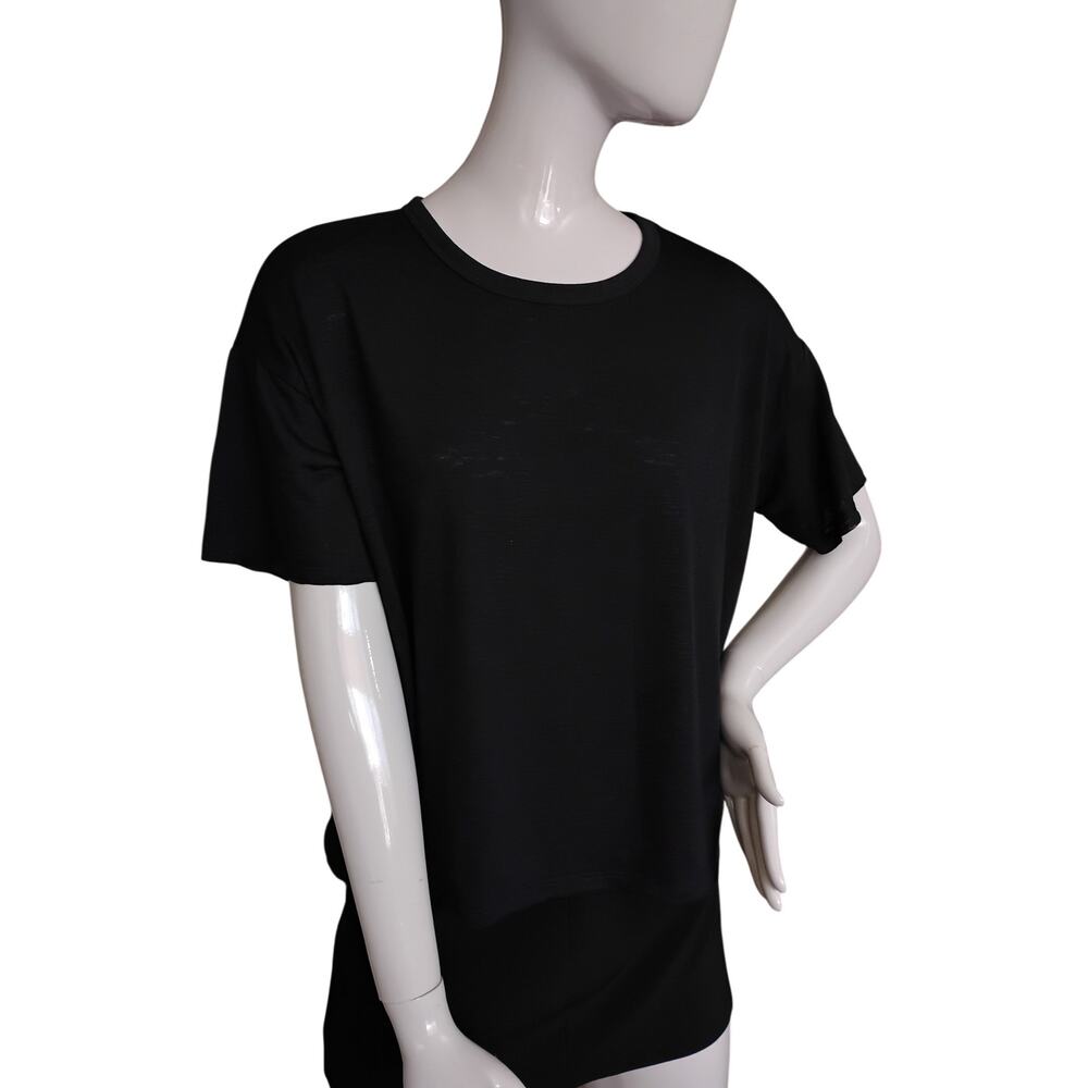 Sofia Jeans by Sofia Vergara Classic Tee Size Medium Black Short Sleeve Pullover